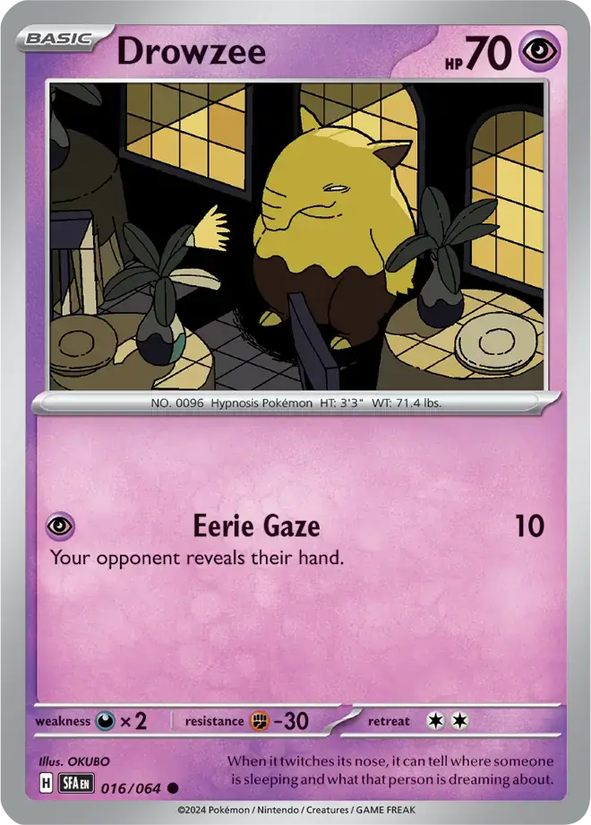 Shrouded Fable  016/064 Drowzee