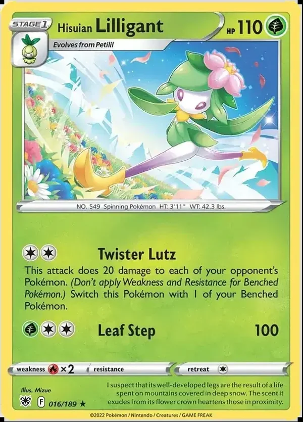 Astral Radiance  016/189 Hisuian Lilligant Holofoil