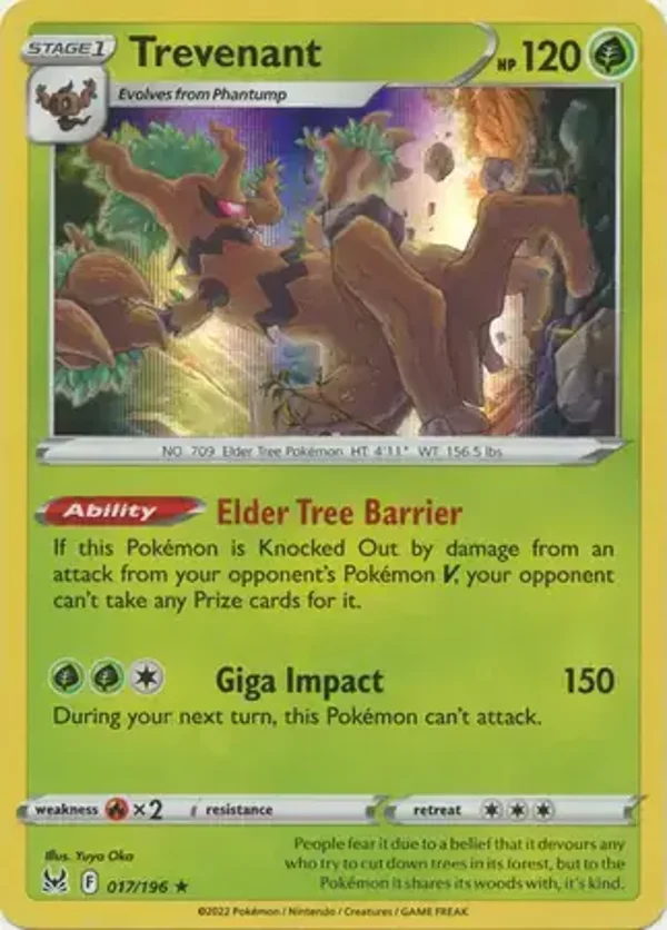 Lost Origin  017/196 Trevenant