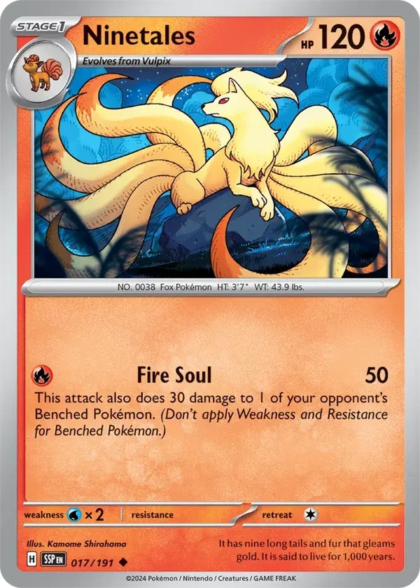 Surging Sparks  017/191 Ninetails