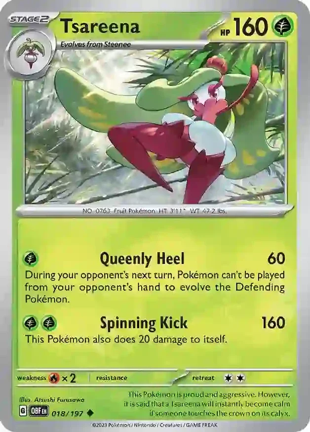 Obsidian Flames  018/197 Tsareena