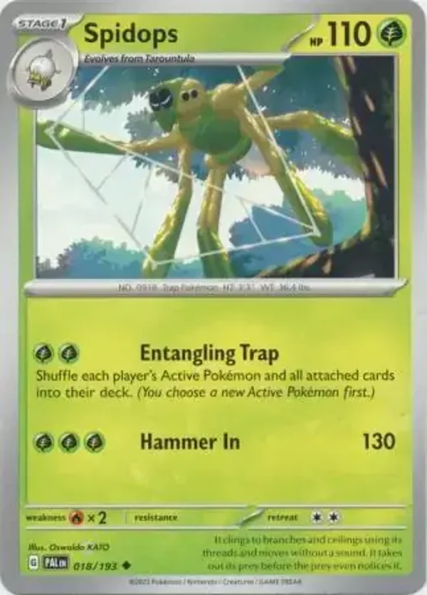 Paldea Evolved  018/193 Spidops