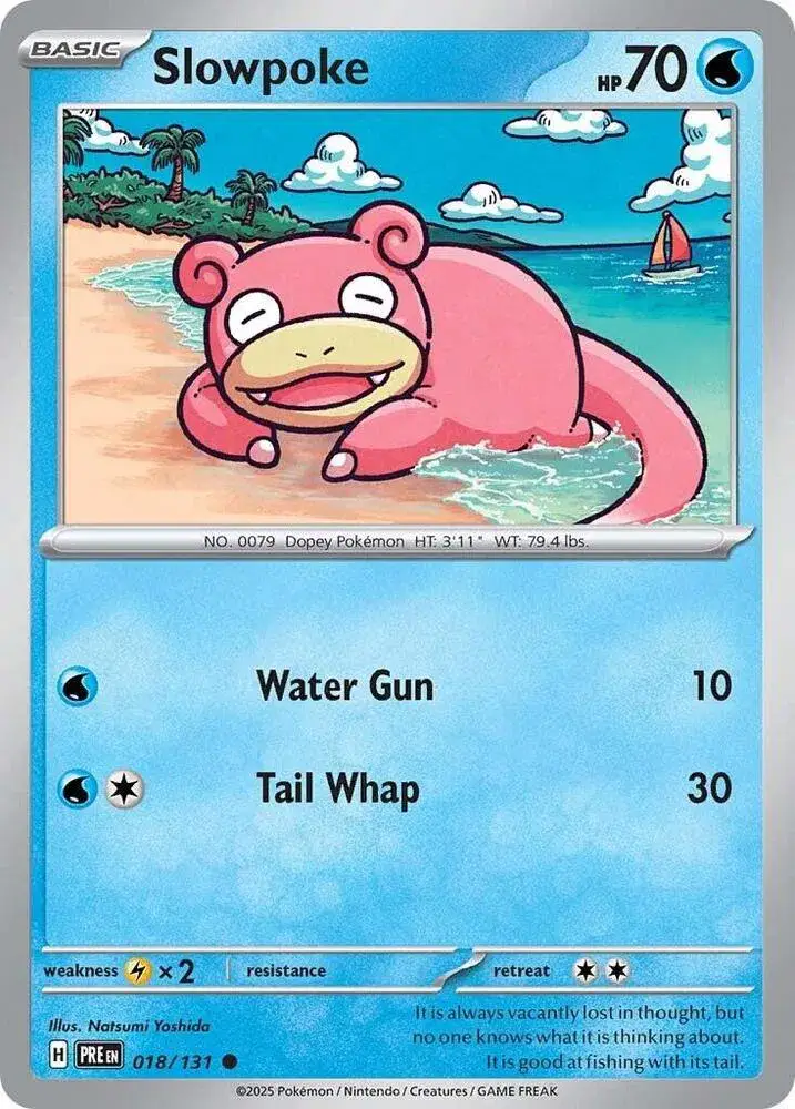 Prismatic Evolutions  018/131 Slowpoke Poke Ball
