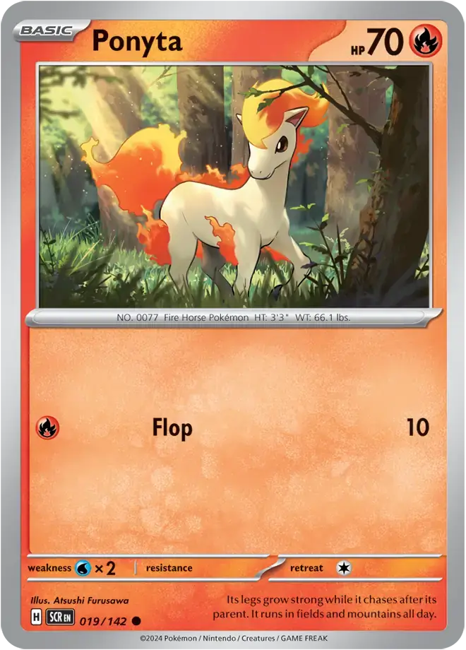 Stellar Crown  019/142 Ponyta