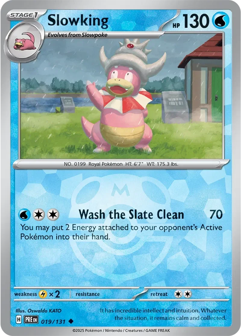 Prismatic Evolutions  019/131 Slowking Master Ball