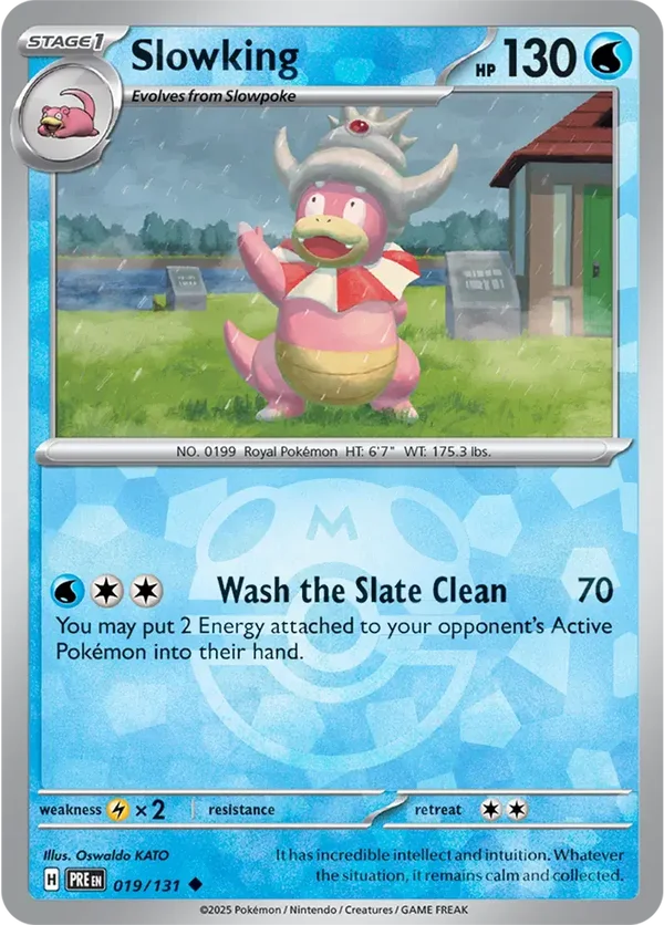 Prismatic Evolutions  019/131 Slowking Master Ball