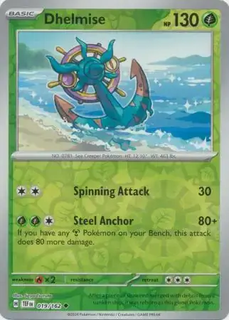 Temporal Forces  019/162 Dhelmise Rev Holo