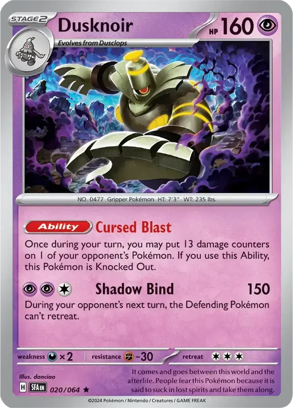 Shrouded Fable  020/064 Dusknoir Holofoil