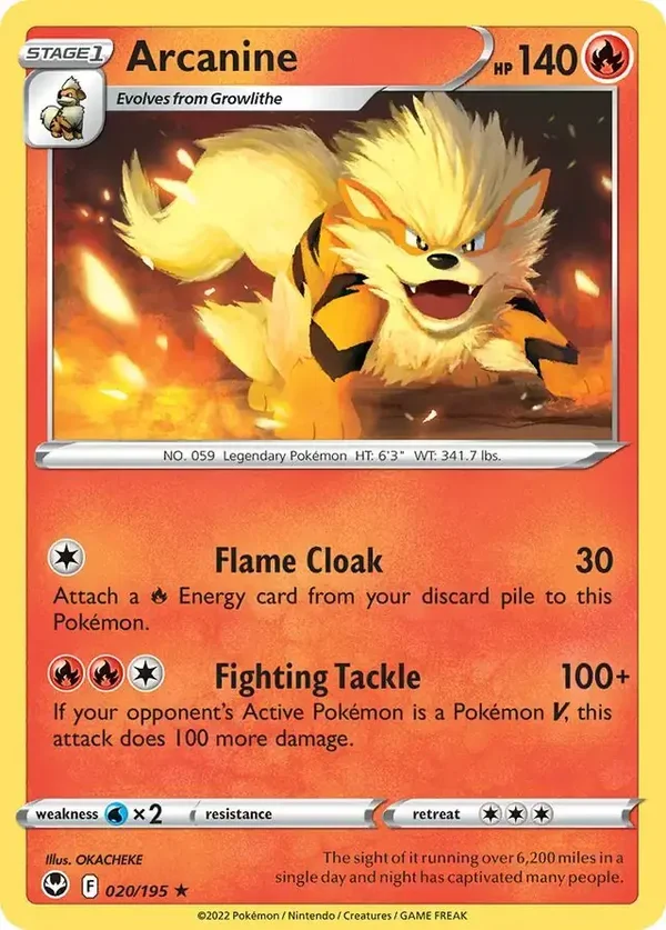 Silver Tempest  020/195 Arcanine