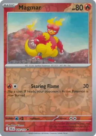 Journey Together  020/159 Magmar Rev Holo