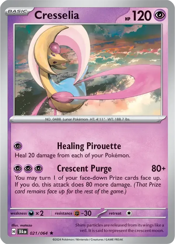 Shrouded Fable  021/064 Cresselia Holofoil