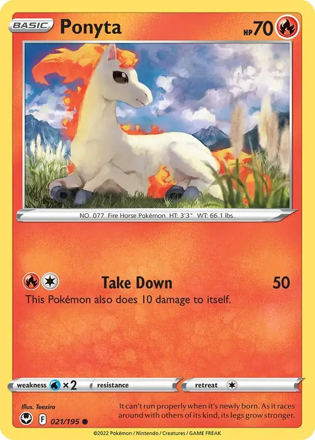 Silver Tempest  021/195 Ponyta