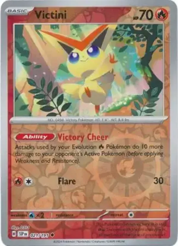 Surging Sparks  021/191 Victini Rev Holo