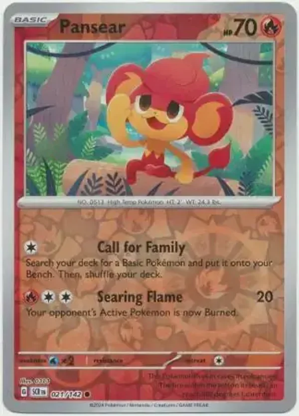 Stellar Crown  021/142 Pansear Rev Holo