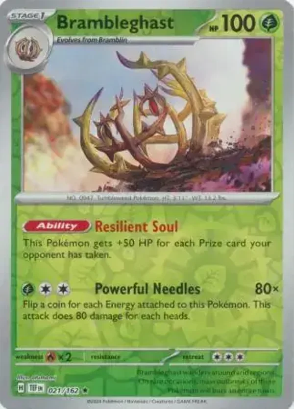 Temporal Forces  021/162 Brambleghast Rev Holo