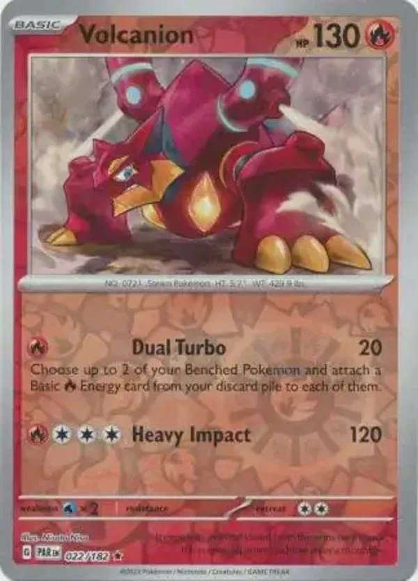 Paradox Rift  022/182 Volcanion Rev Holo