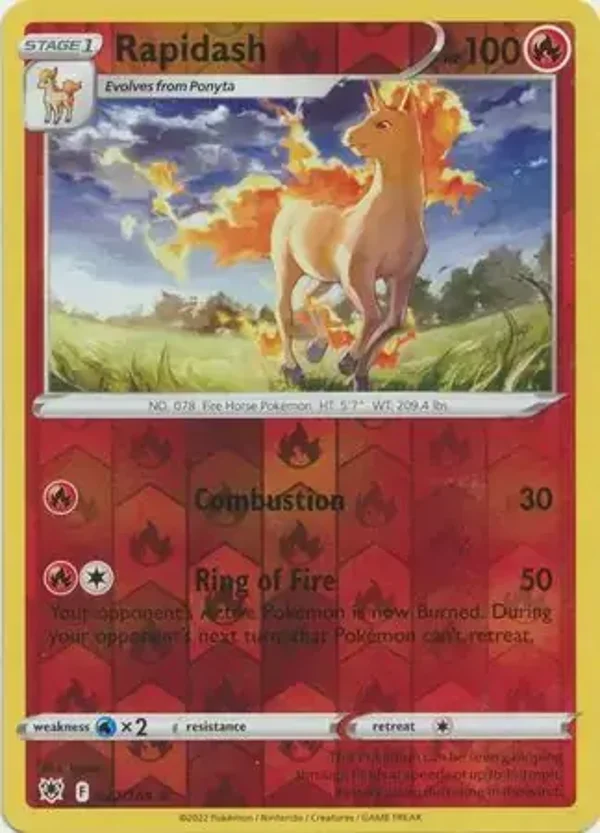 Astral Radiance  022/189 Rapidash Rev Holo
