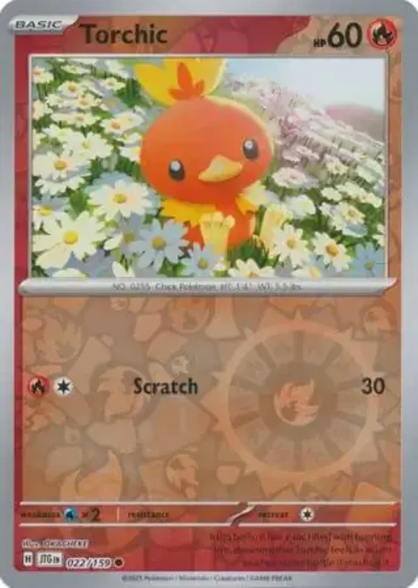 Journey Together  022/159 Torchic Rev Holo