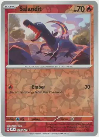 Stellar Crown  023/142 Salandit Rev Holo