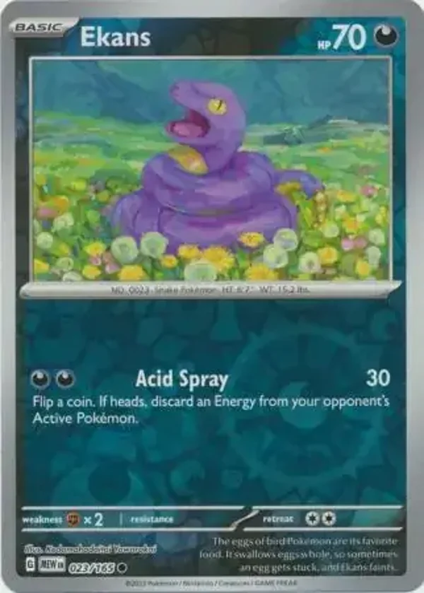 151  023/165 Ekans Rev Holo