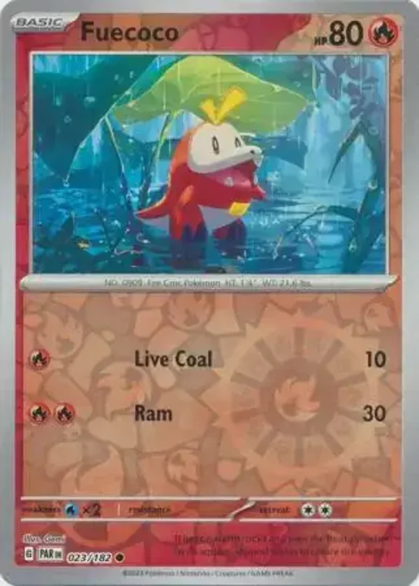 Paradox Rift  023/182 Fuecoco Rev Holo