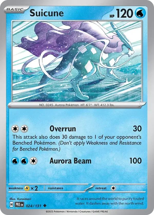 Prismatic Evolutions  024/131 Suicune