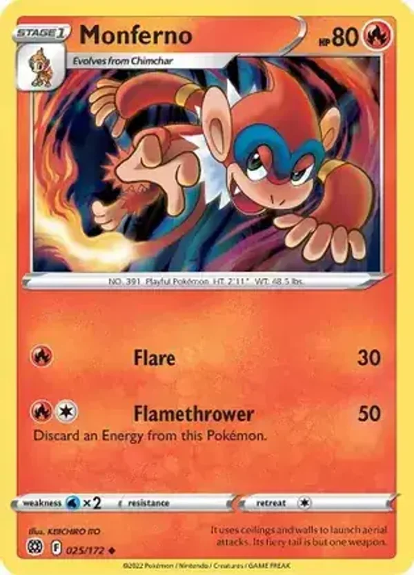 Brilliant Stars  026/172 Infernape