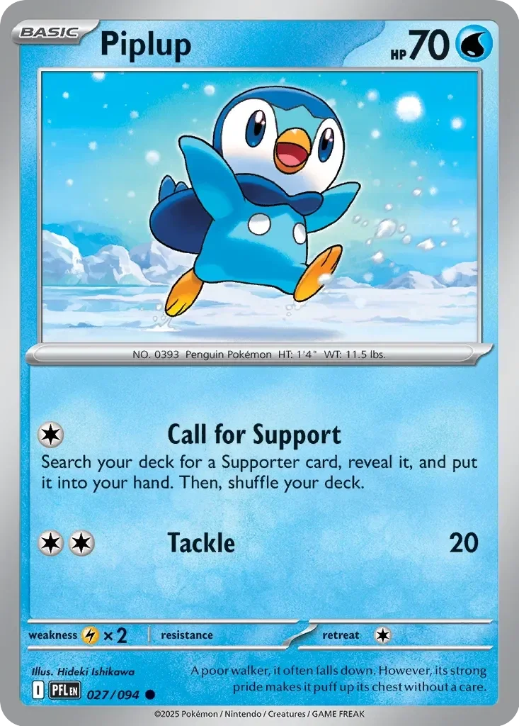 Phantasmal Flames  027/094 Piplup