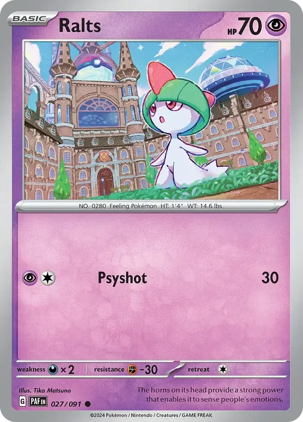 Paldean Fates  027/091 Ralts