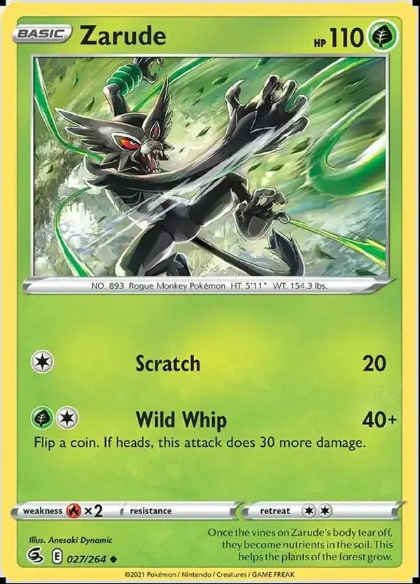 Fusion Strike  027/264 Zarude