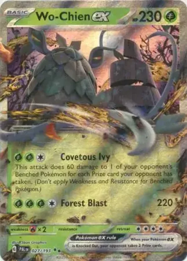 Paldea Evolved  027/193 Wo-Chien Ex