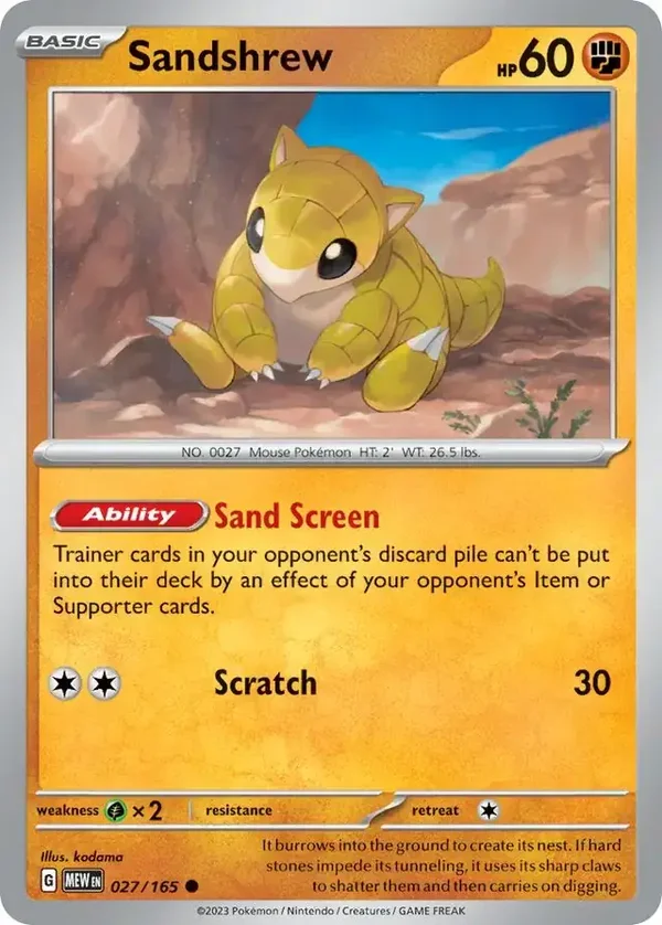 151  027/165 Sandshrew