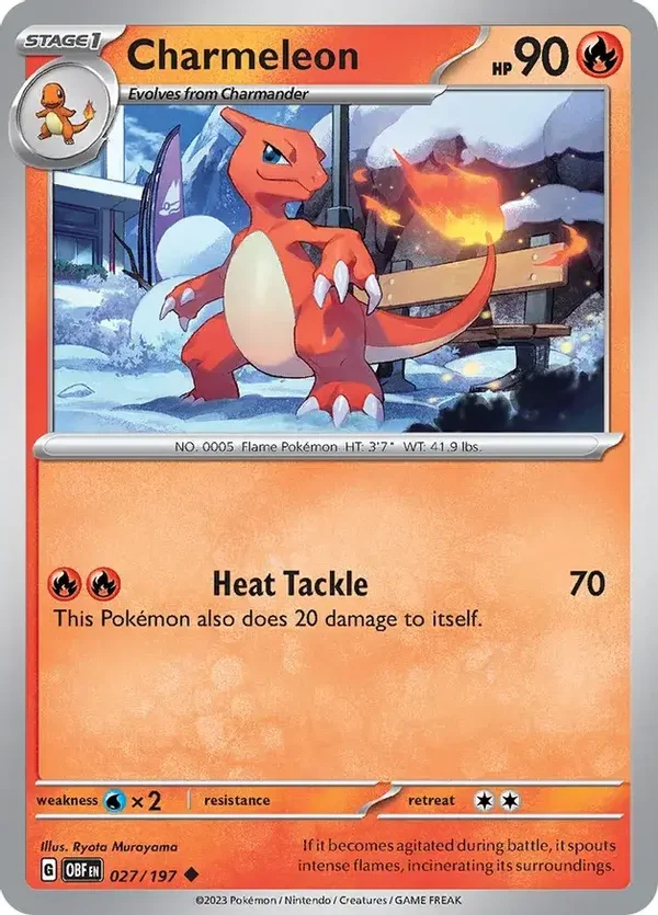 Obsidian Flames  027/197 Charmeleon