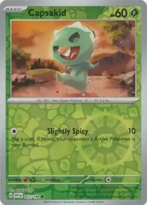 Scarlet & Violet  027/198 Capsakid