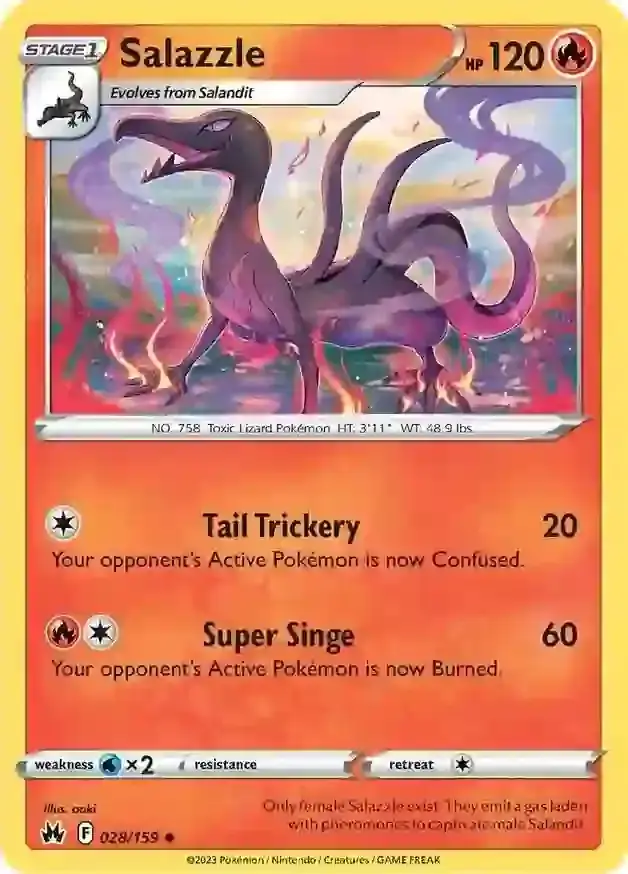Crown Zenith  028/159 Salazzle