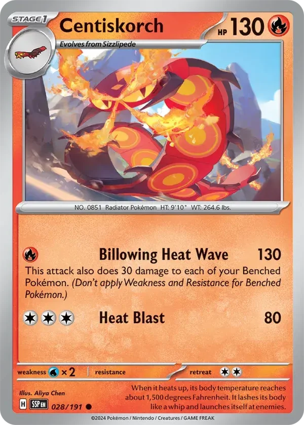 Surging Sparks  028/191 Centiskorch