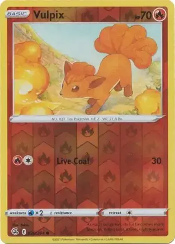 Fusion Strike  028/264 Vulpix Rev Holo