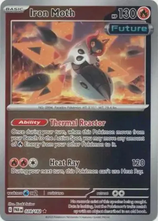 Paradox Rift  028/182 Iron Moth Rev Holo