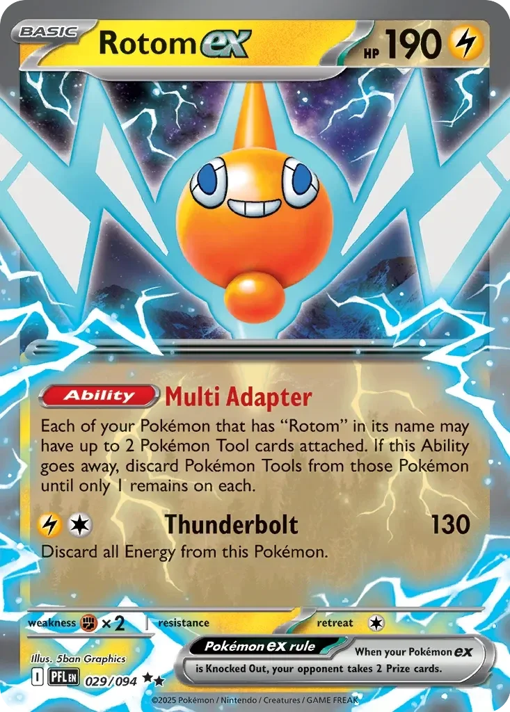 Phantasmal Flames  029/094 Rotom Ex