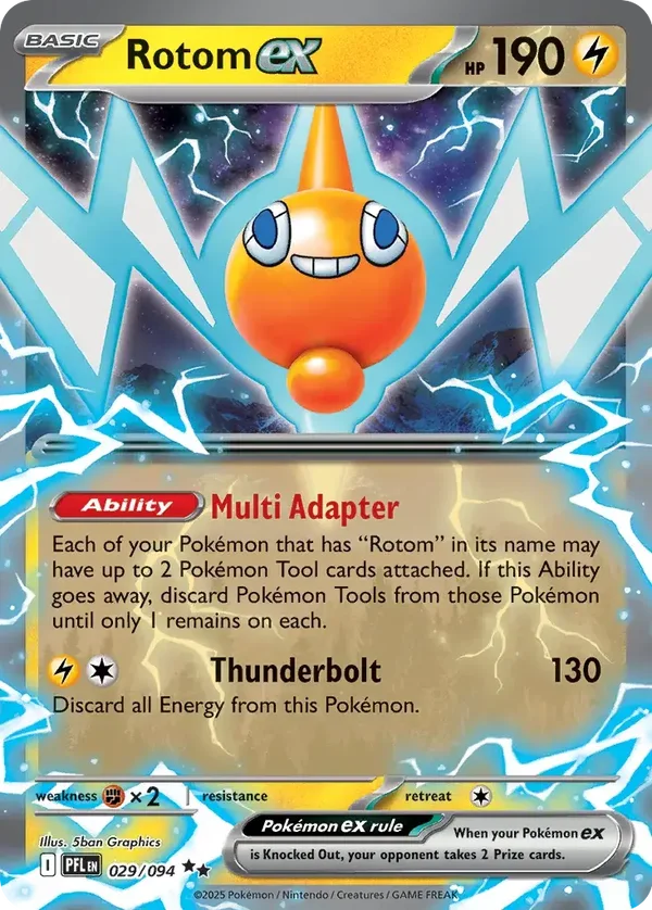 Phantasmal Flames  029/094 Rotom Ex