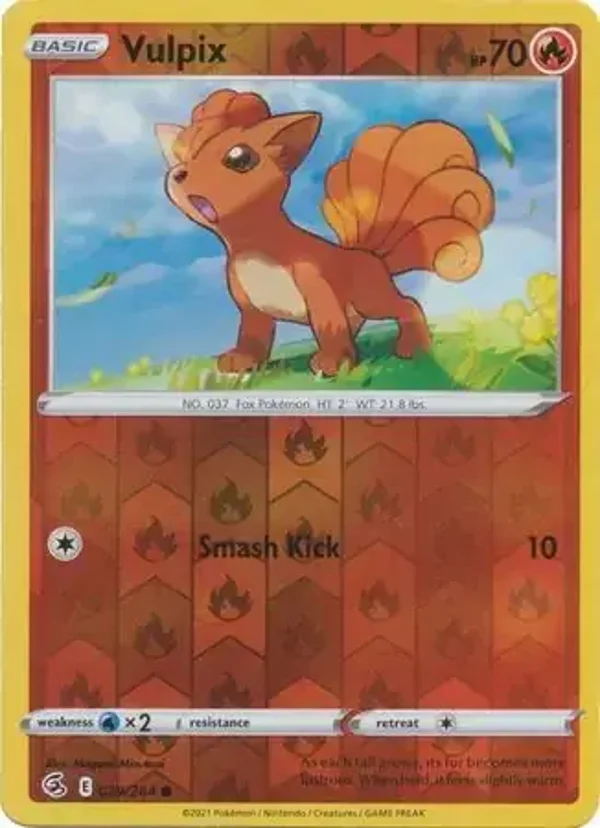 Fusion Strike  029/264 Vulpix Rev Holo