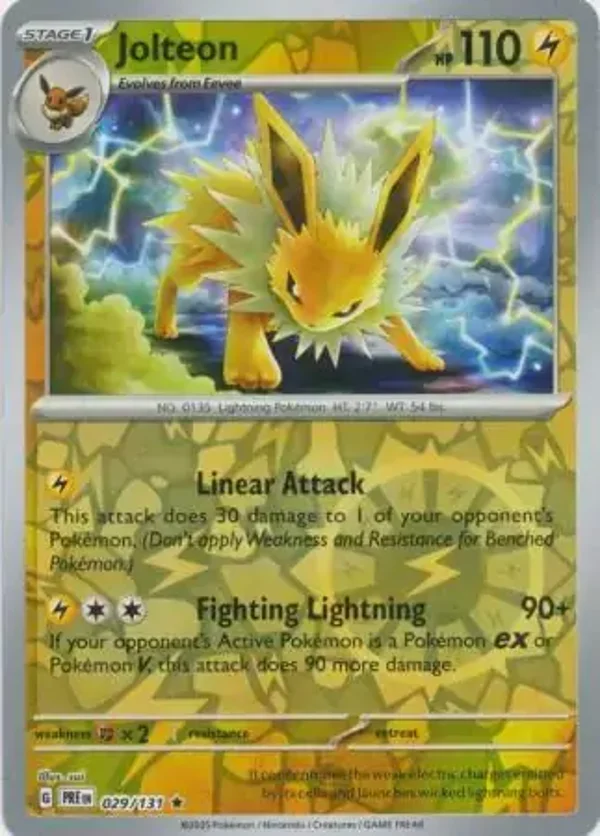 Prismatic Evolutions  029/131 Jolteon Rev Holo