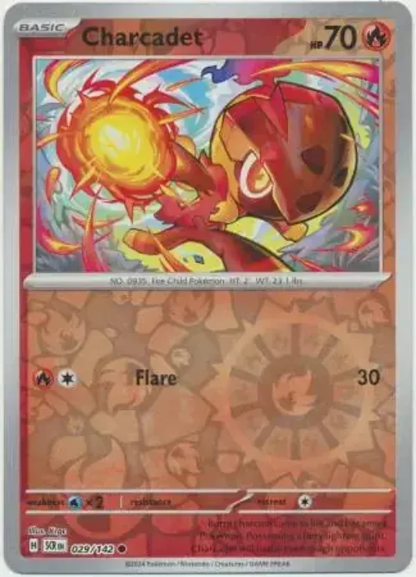 Stellar Crown  029/142 Charcadet Rev Holo