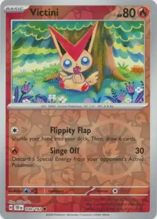 Temporal Forces  030/162 Victini Rev Holo