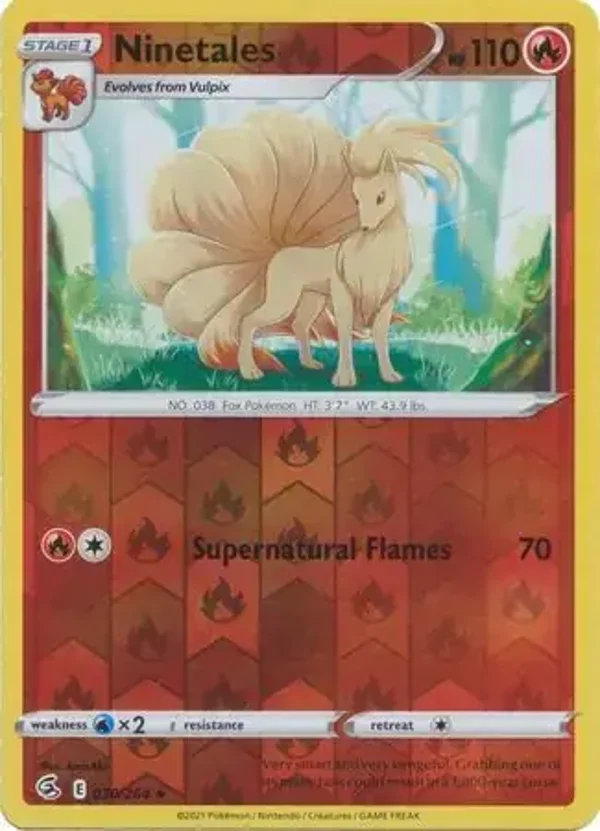 Fusion Strike  030/264 Ninetales Rev Holo
