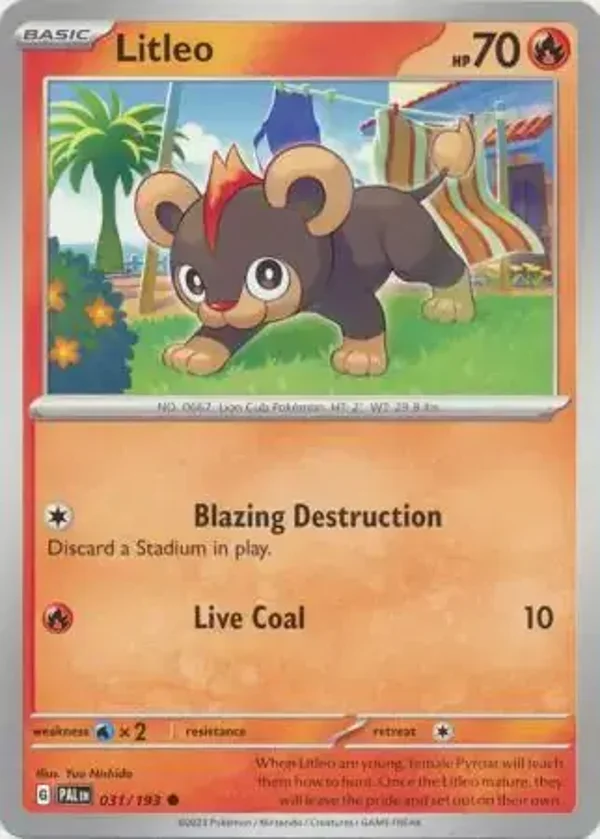 Paldea Evolved  031/193 Litleo