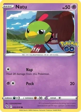 Pokemon Go  032/078 Natu