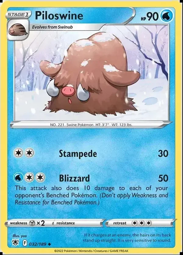 Astral Radiance  032/189 Piloswine