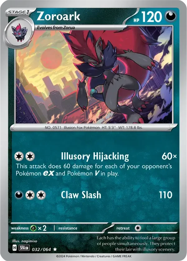 Shrouded Fable  032/064 Zoroark Holofoil