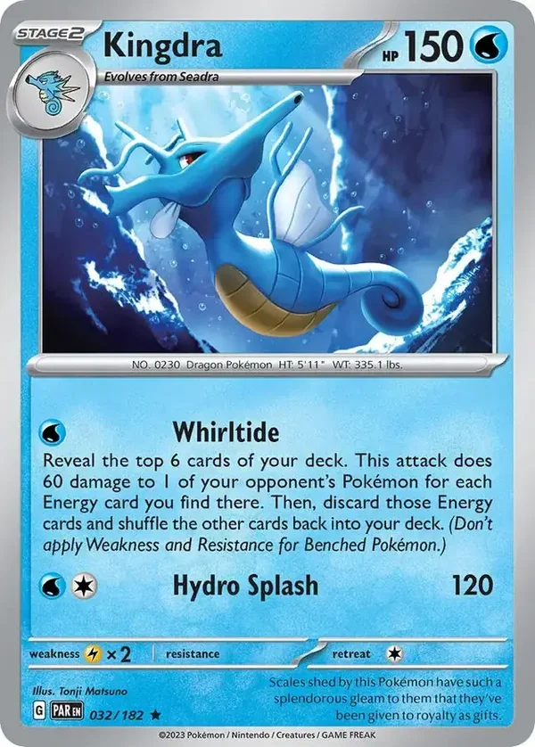 Paradox Rift  032/182 Kingdra Holofoil